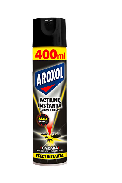 Aroxol Spray actiune instanta impotriva gandacilor si furnicilor , 400 ml
