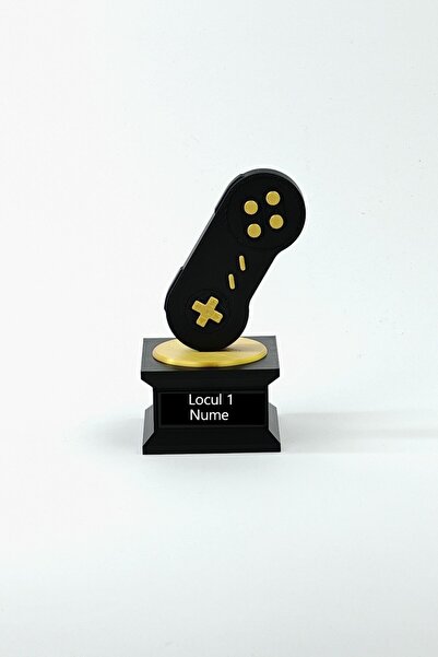 ChillOutlet Personalized Gaming Trophy with Winner's Name 17x9 cm