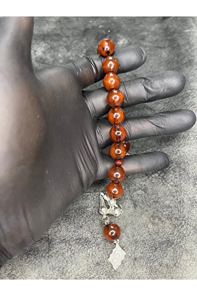 Mos Tespih Zaza High-End Collectible Crimped Amber Prayer Beads