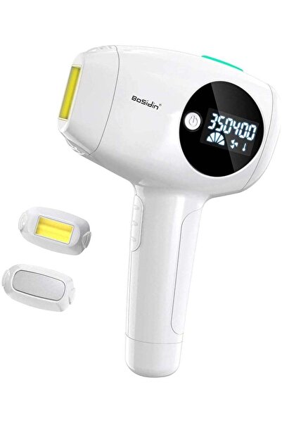 BoSidin إزالة الشعر بالليزر المنزلي 550 كيلو ومضة مع رأس تبريد ثلجي منفصل للر...