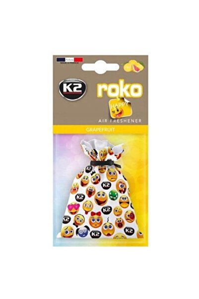 K2 Saculet parfumat Roko Happy Car - Grapefruit (20 g)