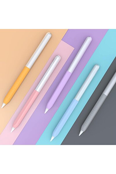 genernic Apple Pencil (2nd Gen) Silicone Case – Ultra-Thin Dual-Color, Magnetic Charging & Double-Tap Compa