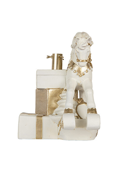 Clayre & Eef Βάση για χριστουγεννιάτικο δέντρο σε σχήμα αλόγου 47x30x38 εκ.