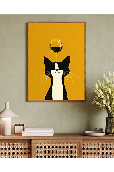 woodhomeworks Tek Parça Salon Ofis Dekor Tablo Vrynt