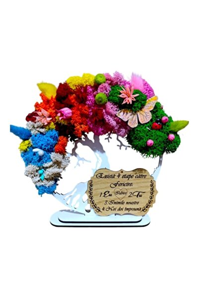 OEM Imagine personalizată cu pomul vieții și mesaj standard pentru soție/prie...