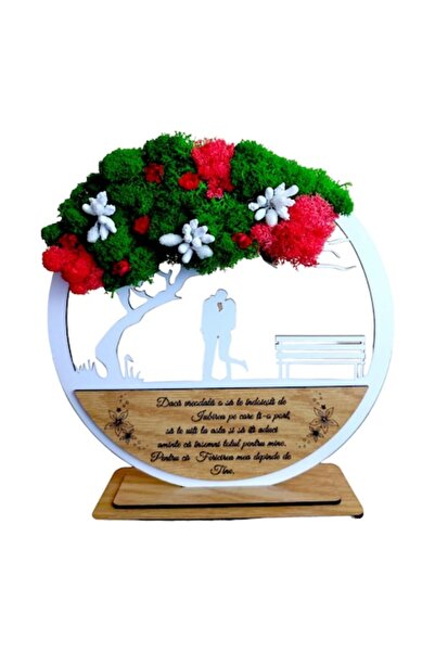 OEM Tablou personalizat cu pomul vieții și mesaj standard pentru soție/famili...