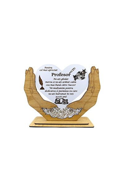 OEM Decorațiune de perete cu inimă în mâini, personalizată pentru profesor, „...