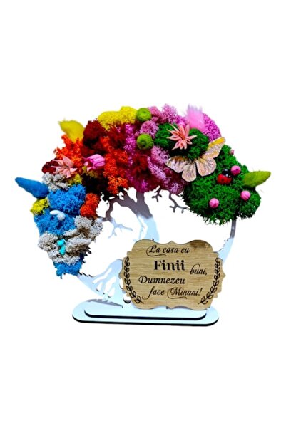 OEM Placă personalizată cu pomul vieții și mesaj pentru nași, mușchi stabiliz...