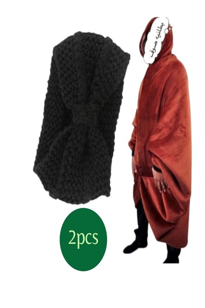 Generic A warm winter cloak with woolen headbands, soft and comfortable for the cold
