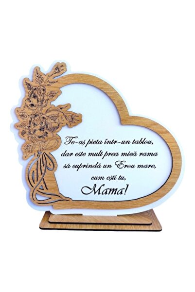 OEM Decorațiune de perete personalizată în formă de inimă pentru mama cu mesa...