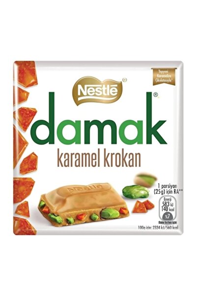 Nestle Damak, Crunchy Caramel with Pistachio, 60g