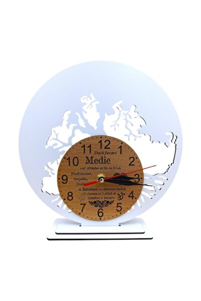 OEM Ceas decorativ cu suport pentru mușchi stabilizat, mesaj personalizat „Do...