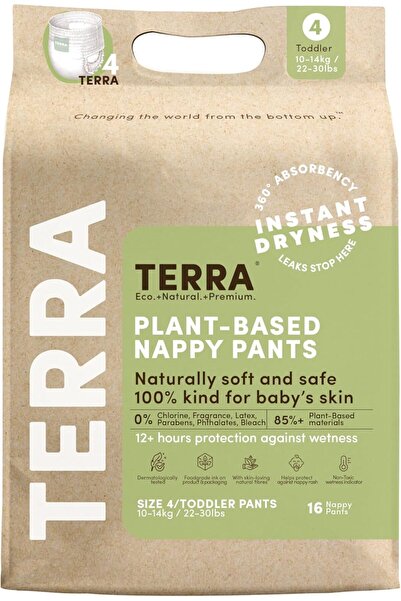Terra Training Pants, 16 pcs, Size 24 months (10-14 kg)