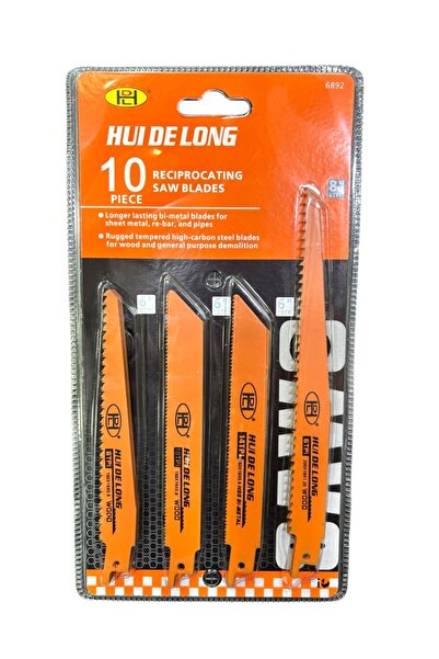 FIRAT HIRDAVAT TİLKİ KUYRUĞU TESTERE BIÇAK SETİ 10 PARÇA