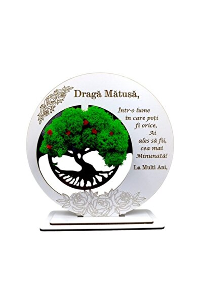 OEM Placă decorativă „Pomul Vieții” cu mesaj standard - cadou personalizat pe...