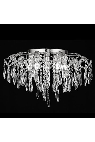 OEM Crystal Chandelier CC9221/5CH, 5x E14, Diameter 48 cm, Glossy Chrome