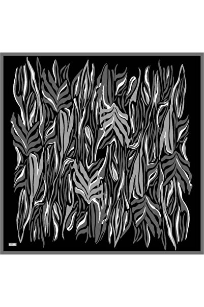 Belli Eșarfă din mătase twill - 4034-03 Negru