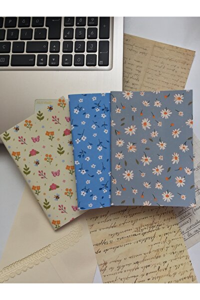 LaCerdaDizayn 3'li A6 Çizgisiz Defter Seti