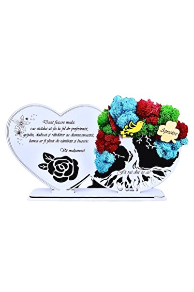 OEM Personalized stabilized moss frame for doctor with engraved message, 30x1...