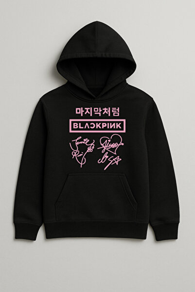 SVART WEAR BLACKPINK Baskılı Unisex Çocuk Hoodie Sweatshirt