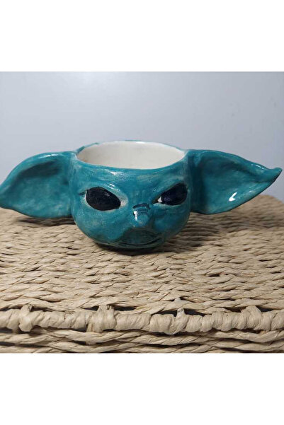 esdekor Large Mug Handmade Ceramic 8X6