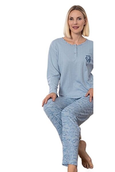 bipamuk Mina Collection Women's Pajama Set Long Sleeve Soft Textured Stretchy and Comfortable Loungewear S/2Xl