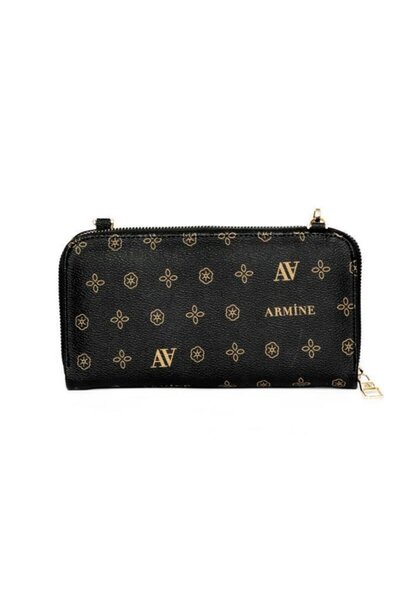 Armine 268 Women's Handbag Black Printed