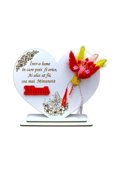OEM Decorațiune în formă de inimă, cadou personalizat cu mesaj standard pentr...