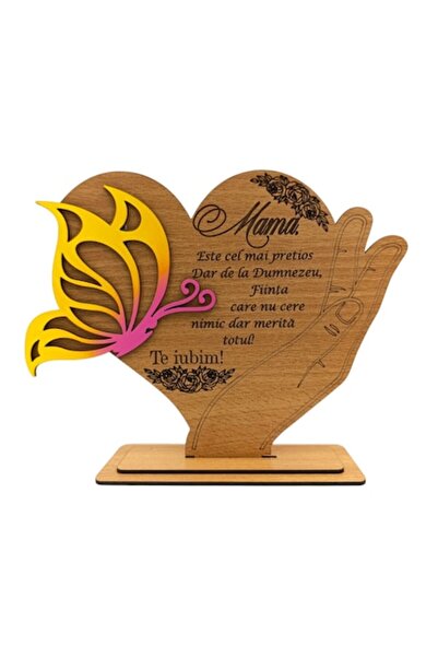 OEM Decorațiune de perete în formă de inimă cu fluture, cadou personalizat pe...