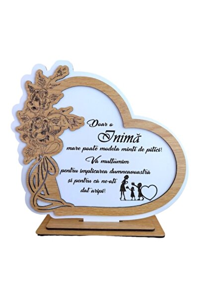 OEM Heart wall decoration, personalized with standard message for teacher/edu...