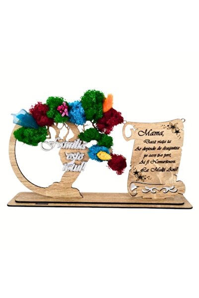 OEM Personalized Stabilized Moss Frame for Mom, laser-engraved 'Happy Birthda...