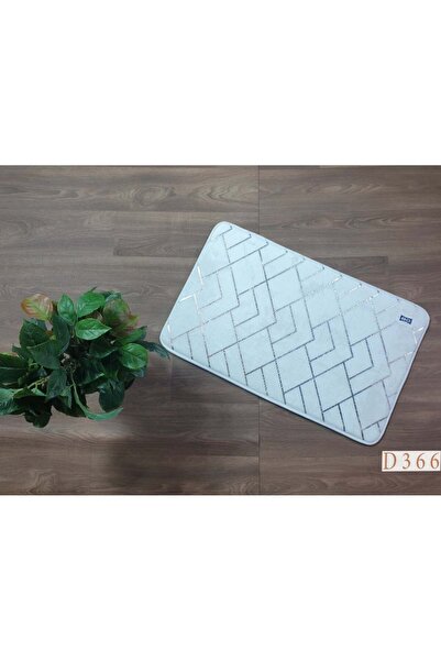 Reiashn Soft cream-colored floor mat, 100% polyester padded, 50*80 CM