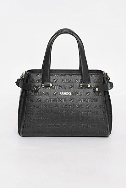 Armine 172 Women's Shoulder Bag Black Laser