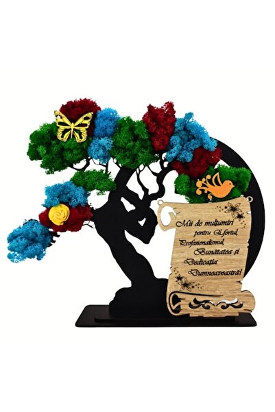 OEM Tablou cu mușchi bonsai și mușchi stabilizat, cadou personalizat, 30x24cm...