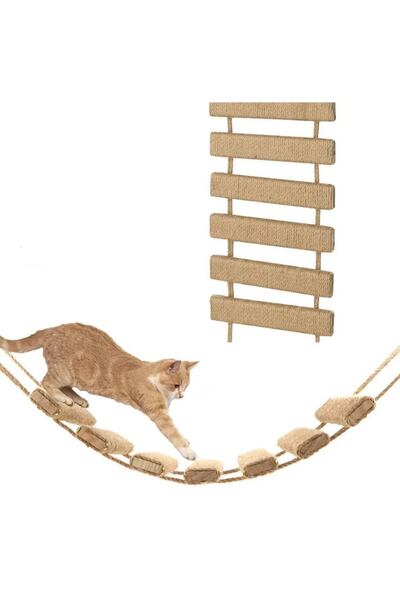Hasyılmaz Cw589-002 Cat Climbing and Scratching Bridge Ladder (1 Piece)
