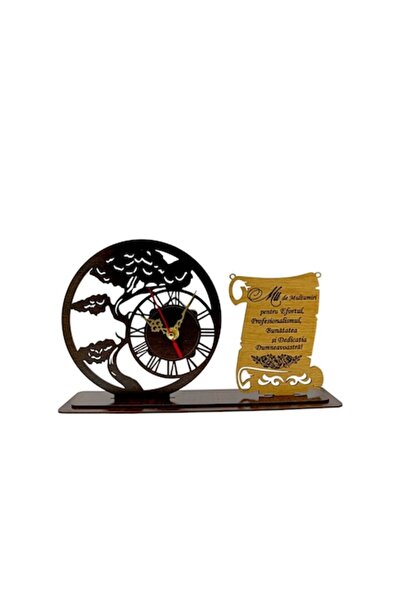 OEM Decorațiune bonsai cu ceas, cadou personalizat „Mii de mulțumiri pentru e...