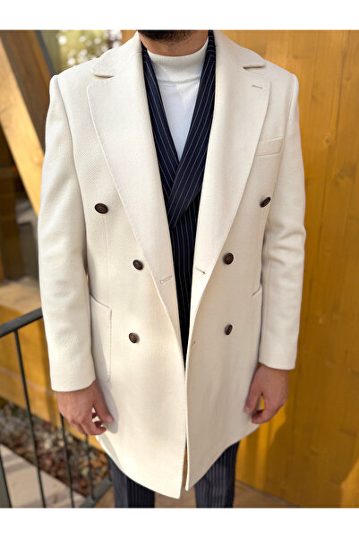 Avni Ceylan Men's Premium Slim Fit Cashmere Coat