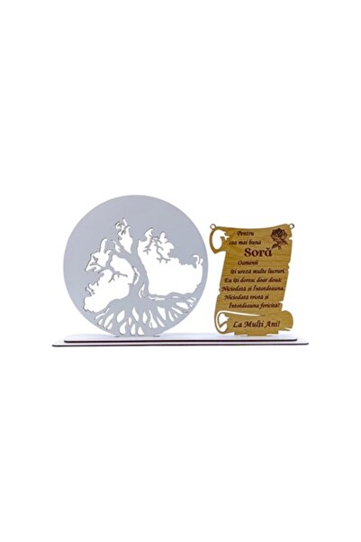 OEM Blank 'Tree of Life' plaque with plate, personalized gift with standard m...