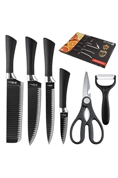 OEM Stainless steel kitchen knife set, 6 pcs