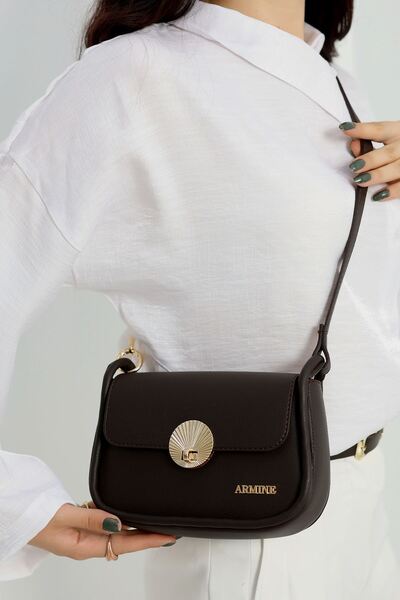 Armine 397 Women's Shoulder Bag Brown