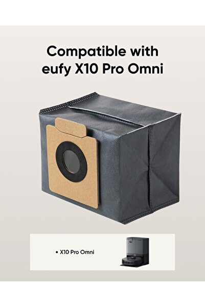 eufy ملحقات - مجموعة من 6 أكياس غبار كبيرة السعة متوافقة مع X10 Pro Omni