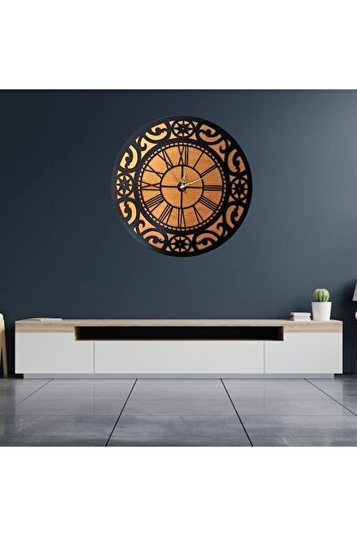 OEM Classic Decorative Wall Clock, Roman Numerals, 40 cm, Black