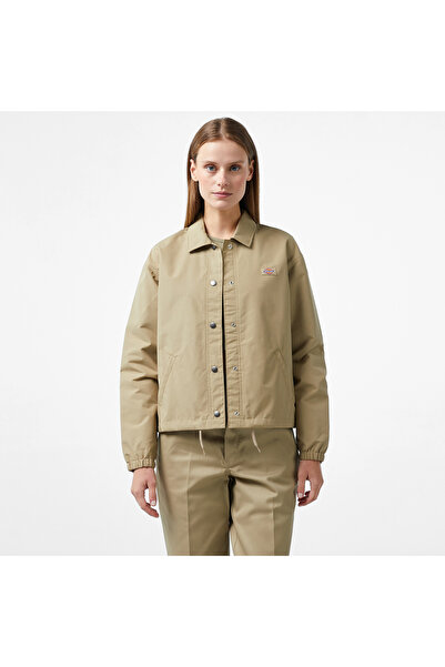 Dickies Oakport Cropped Coach Kadın Haki Ceket