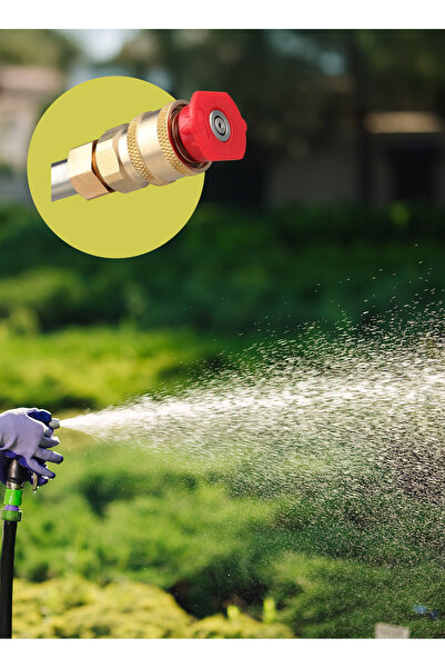 Generic مسدس ماء لاسلكي عالي الضغط 8 في 1 عالي الطاقة لتنظيف السيارات والأرضي...