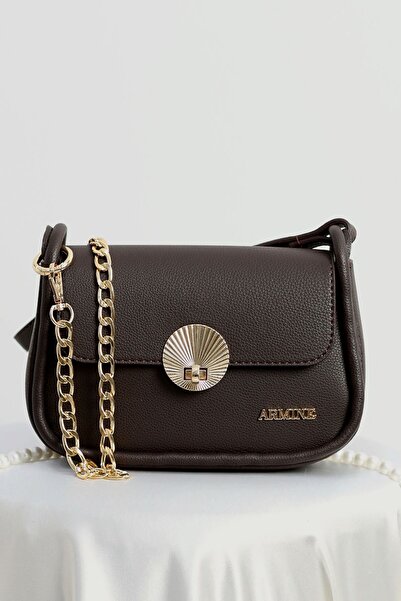 Armine 397 Women's Shoulder Bag Brown