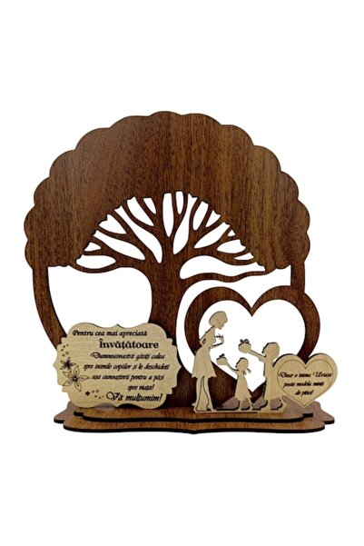 OEM Silhouette Tree for Teacher - 'For the Most Appreciated Teacher!' Persona...