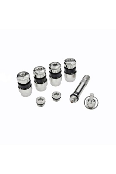 Aftermarket Set valve ascunse pentru jante din aluminiu, 4 buc, argintii