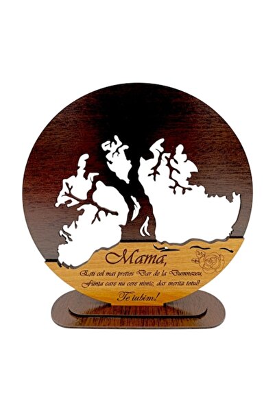 OEM Decorațiune Copacul Vieții cu Suport, Cadou Personalizat cu Mesaj Gravat ...