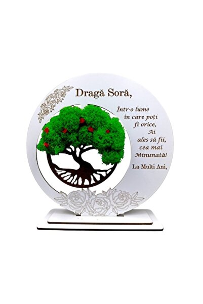 OEM Placă decorativă „Copacul Vieții” cu mesaj standard - Cadou personalizat ...