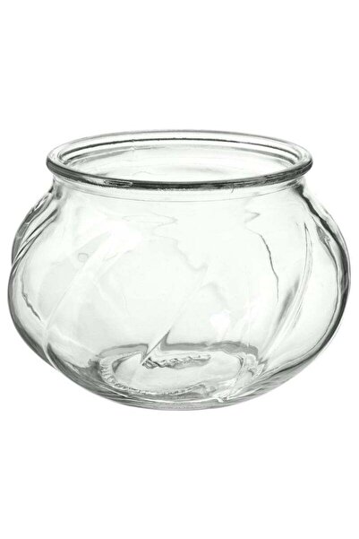 Generic Vase, Clear Glass, 8cm